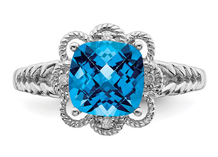 Sterling Silver Rings Style QR3217BT - Classique Jewelry Inc.