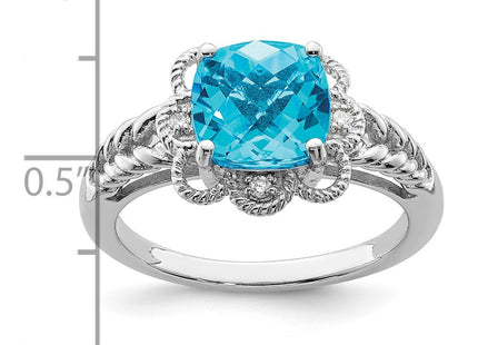 Sterling Silver Rings Style QR3217BT - Classique Jewelry Inc.
