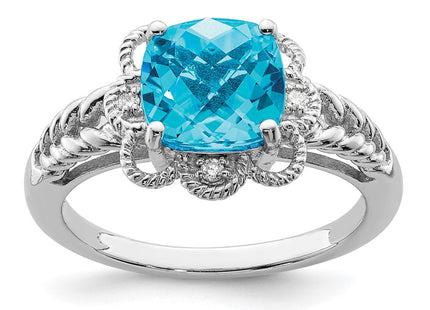 Sterling Silver Rings Style QR3217BT - Classique Jewelry Inc.