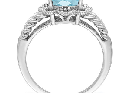 Sterling Silver Rings Style QR3217LSBT - Classique Jewelry Inc.