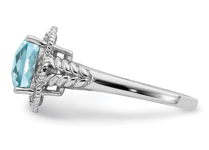 Sterling Silver Rings Style QR3217LSBT - Classique Jewelry Inc.