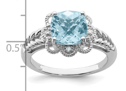 Sterling Silver Rings Style QR3217LSBT - Classique Jewelry Inc.