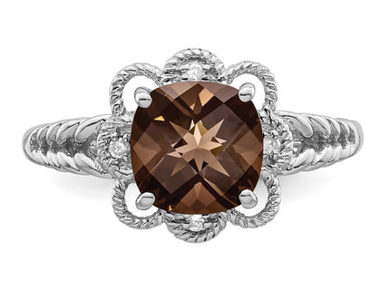 Sterling Silver Rings Style QR3217SQ - Classique Jewelry Inc.