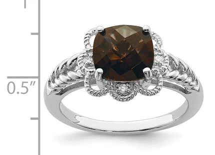 Sterling Silver Rings Style QR3217SQ - Classique Jewelry Inc.