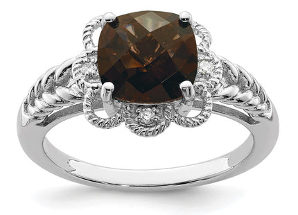 Sterling Silver Rings Style QR3217SQ - Classique Jewelry Inc.