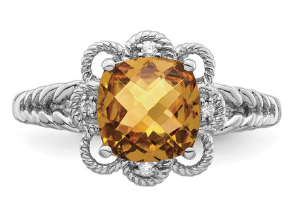 Sterling Silver Rings Style QR3217WQ - Classique Jewelry Inc.