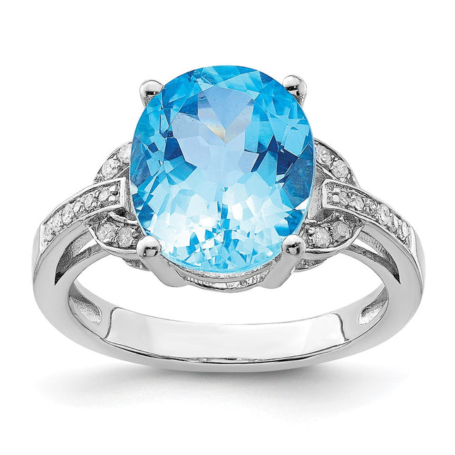 Sterling Silver Rings Style QR3320BT - Classique Jewelry Inc.