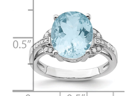 Sterling Silver Rings Style QR3320LSBT - Classique Jewelry Inc.