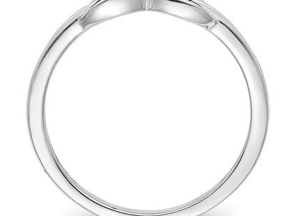 Sterling silver diamond ring, alternate view