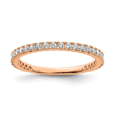 Sterling silver cubic zirconia band