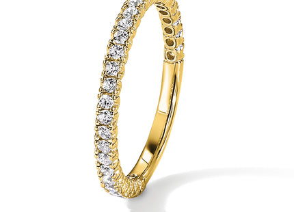 Sterling Shimmer Sterling Silver Gold-tone Flash Gold-plated 28 Stone CZ Band