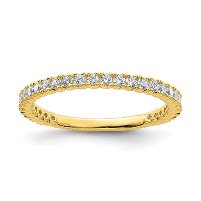 Sterling silver cubic zirconia band
