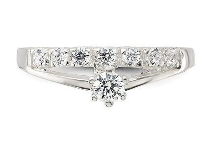 Sterling Silver Rings Style QR4225 - Classique Jewelry Inc.