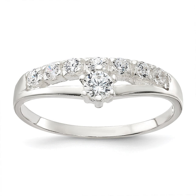 Sterling Silver Rings Style QR4225 - Classique Jewelry Inc.