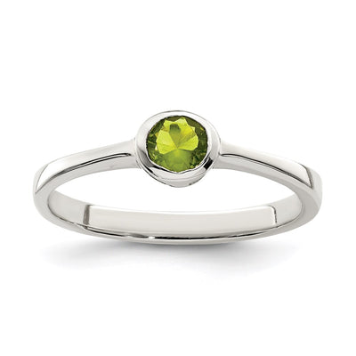 Sterling silver cubic zirconia ring