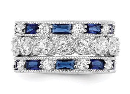 Sterling Silver Rings Style QR4392 - Classique Jewelry Inc.