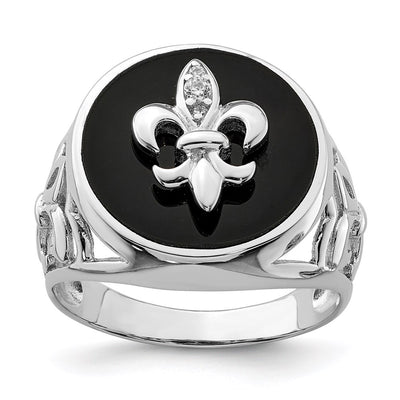 Sterling silver cubic zirconia ring