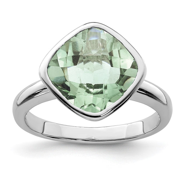 Sterling silver quartz ring