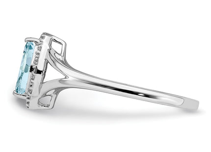 Sterling Silver Rings Style QR4499AQ - Classique Jewelry Inc.