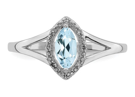 Sterling Silver Rings Style QR4499AQ - Classique Jewelry Inc.