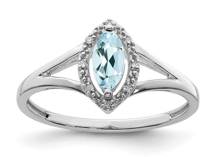 Sterling Silver Rings Style QR4499AQ - Classique Jewelry Inc.