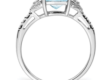 Sterling Silver Rings Style QR4502AQ - Classique Jewelry Inc.
