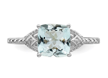 Sterling Silver Rings Style QR4502AQ - Classique Jewelry Inc.