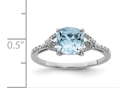 Sterling Silver Rings Style QR4502AQ - Classique Jewelry Inc.