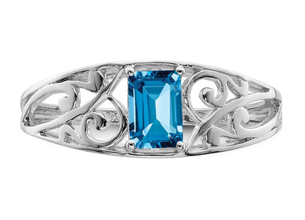 Sterling Silver Rings Style QR4503BT - Classique Jewelry Inc.