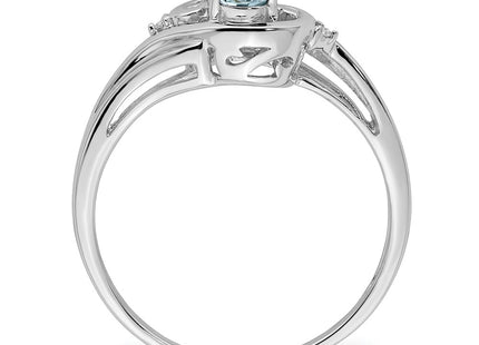 Sterling Silver Rings Style QR4504AQ - Classique Jewelry Inc.