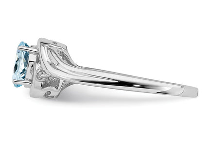 Sterling Silver Rings Style QR4504AQ - Classique Jewelry Inc.