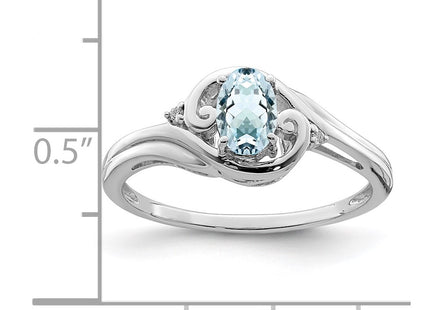 Sterling Silver Rings Style QR4504AQ - Classique Jewelry Inc.