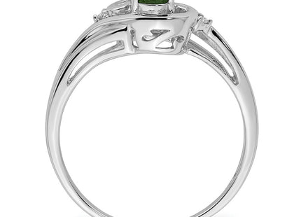 Sterling Silver Rings Style QR4504PE - Classique Jewelry Inc.