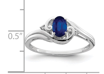 Sterling silver diamond ring, further view