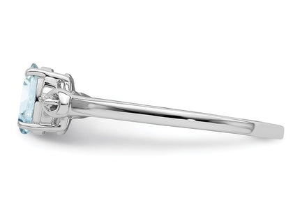 Sterling Silver Rings Style QR4505AQ - Classique Jewelry Inc.