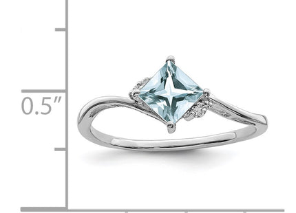 Sterling Silver Rings Style QR4510AQ - Classique Jewelry Inc.