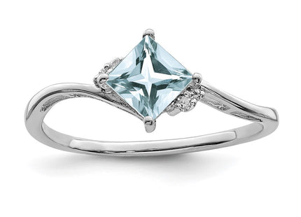 Sterling Silver Rings Style QR4510AQ - Classique Jewelry Inc.