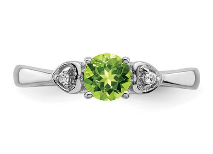 Sterling Silver Rings Style QR4511PE - Classique Jewelry Inc.