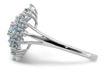 Sterling Silver Rings Style QR4529AQ - Classique Jewelry Inc.
