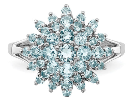 Sterling Silver Rings Style QR4529AQ - Classique Jewelry Inc.