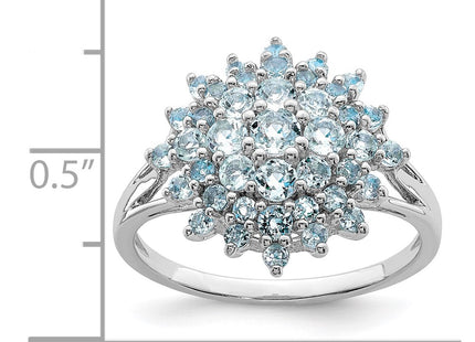 Sterling Silver Rings Style QR4529AQ - Classique Jewelry Inc.