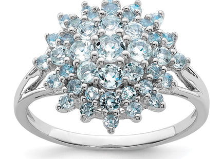 Sterling Silver Rings Style QR4529AQ - Classique Jewelry Inc.