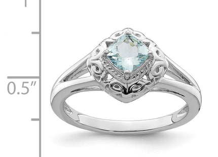 Sterling Silver Rings Style QR4530AQ - Classique Jewelry Inc.