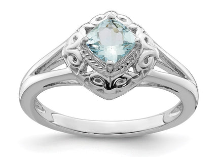 Sterling Silver Rings Style QR4530AQ - Classique Jewelry Inc.