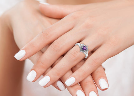 Sterling Silver Rings Style QR4533AM - Classique Jewelry Inc.