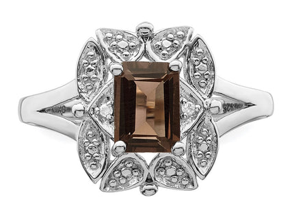Sterling Silver Rings Style QR4537SQ - Classique Jewelry Inc.