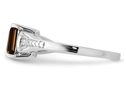 Sterling Silver Rings Style QR4540SQ - Classique Jewelry Inc.