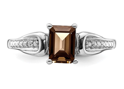 Sterling Silver Rings Style QR4540SQ - Classique Jewelry Inc.