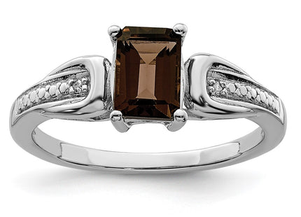 Sterling Silver Rings Style QR4540SQ - Classique Jewelry Inc.