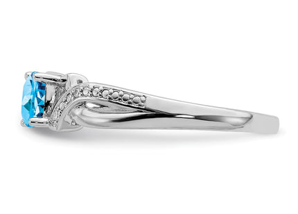 Sterling Silver Rings Style QR4553BT - Classique Jewelry Inc.